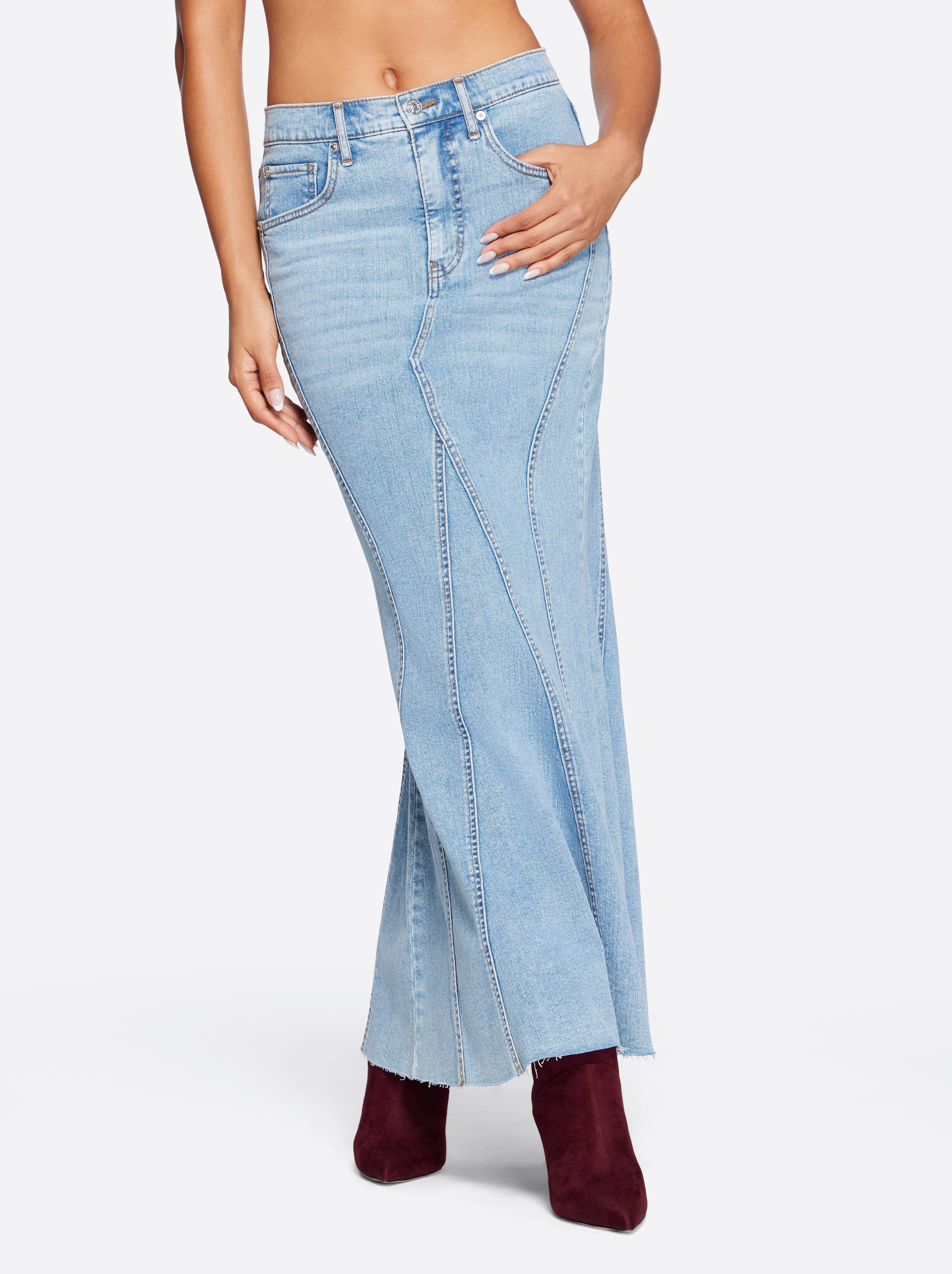 Denim Skirt - Open Book