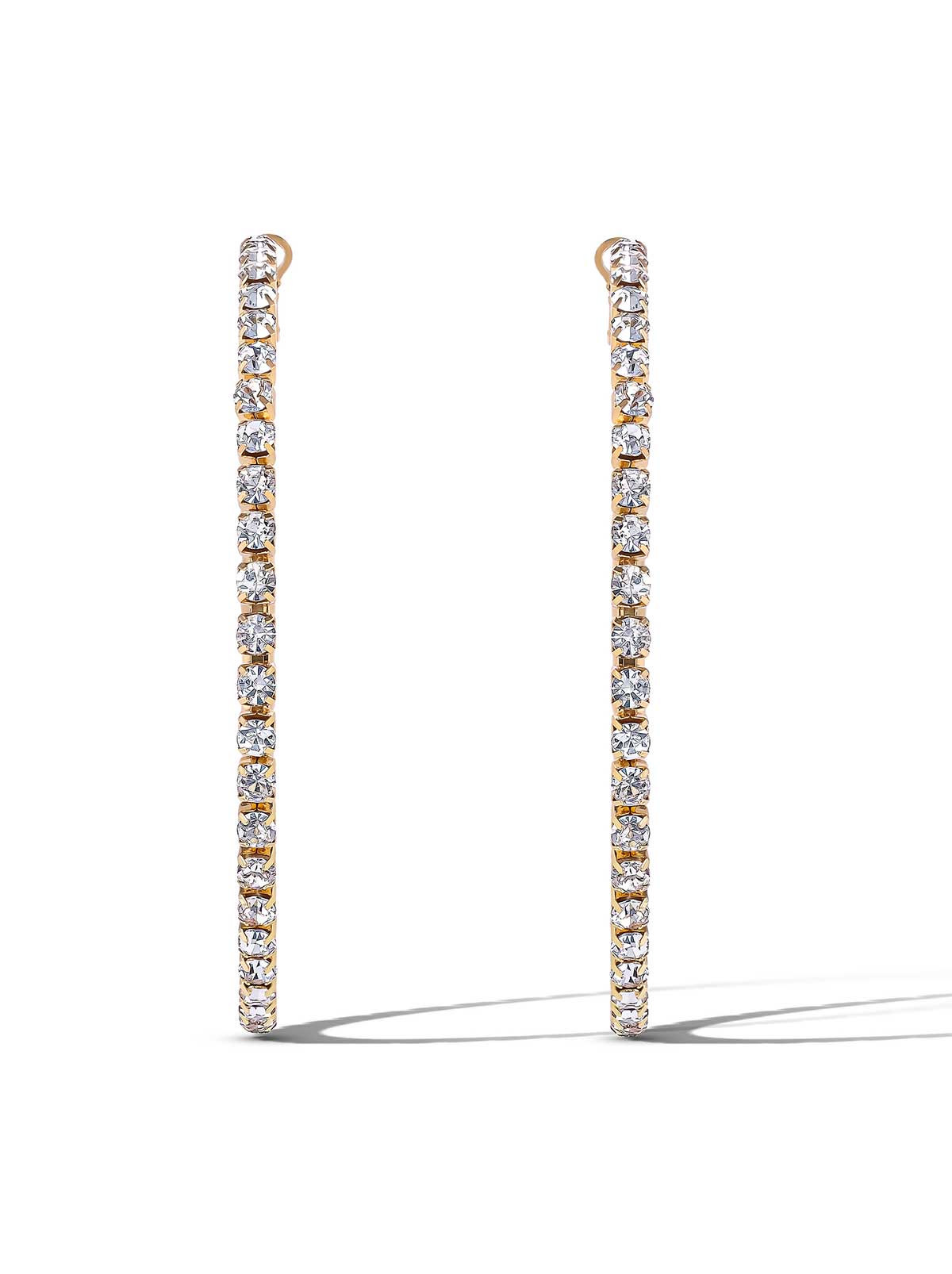 Crystal Hoop Earring