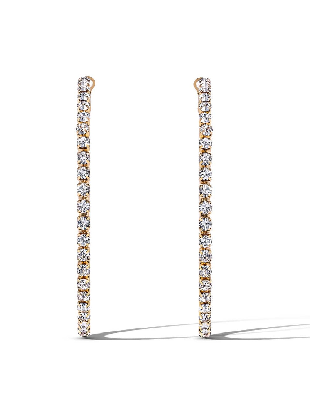 Crystal Hoop Earring