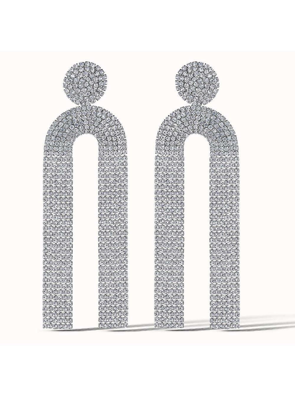 Pave Tassel Earring
