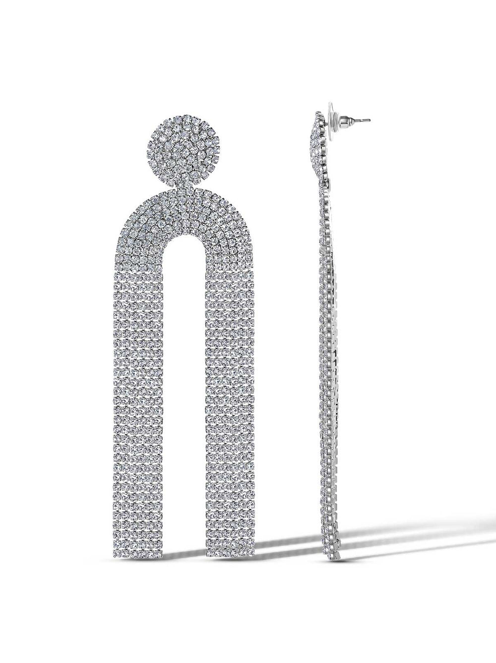 Pave Tassel Earring