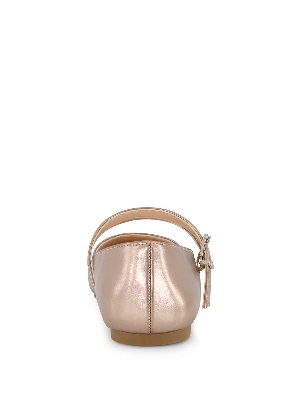 Little Girls' Amy Double Strap Ballet Flat - Champagne