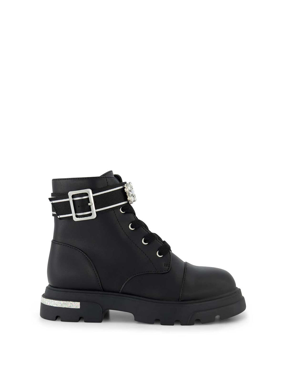Little Girls' Rosa Brooch Boot - Black