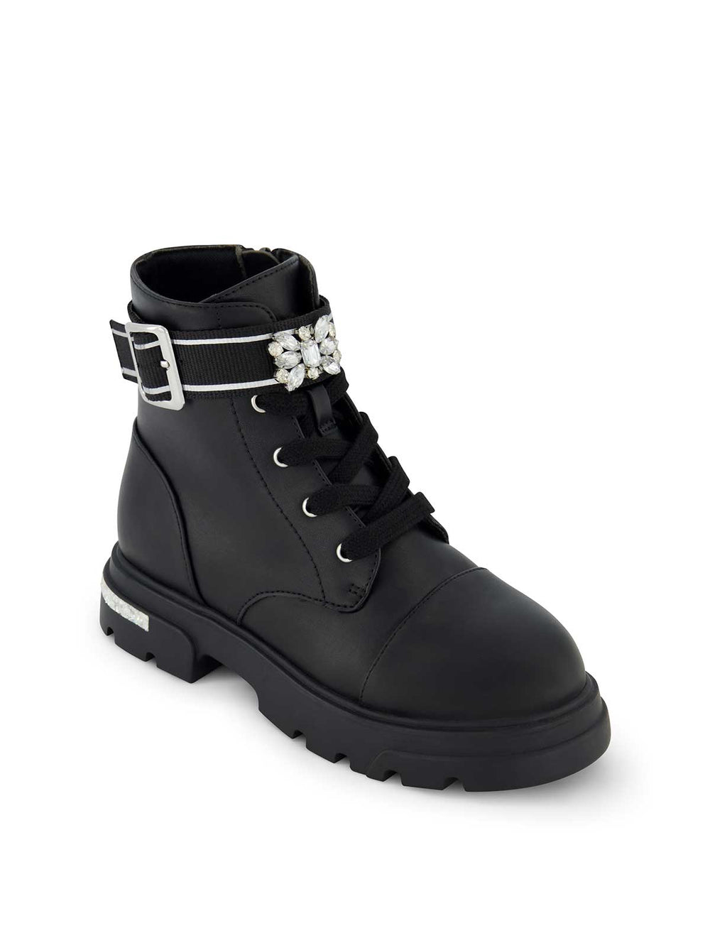 Little Girls' Rosa Brooch Boot - Black
