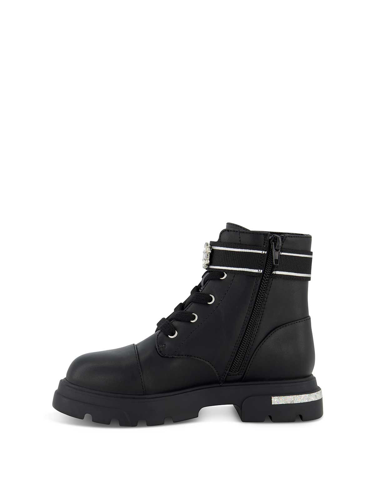 Little Girls' Rosa Brooch Boot - Black