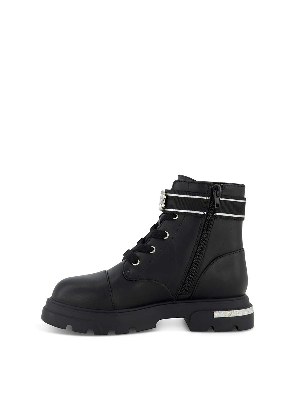Little Girls' Rosa Brooch Boot - Black