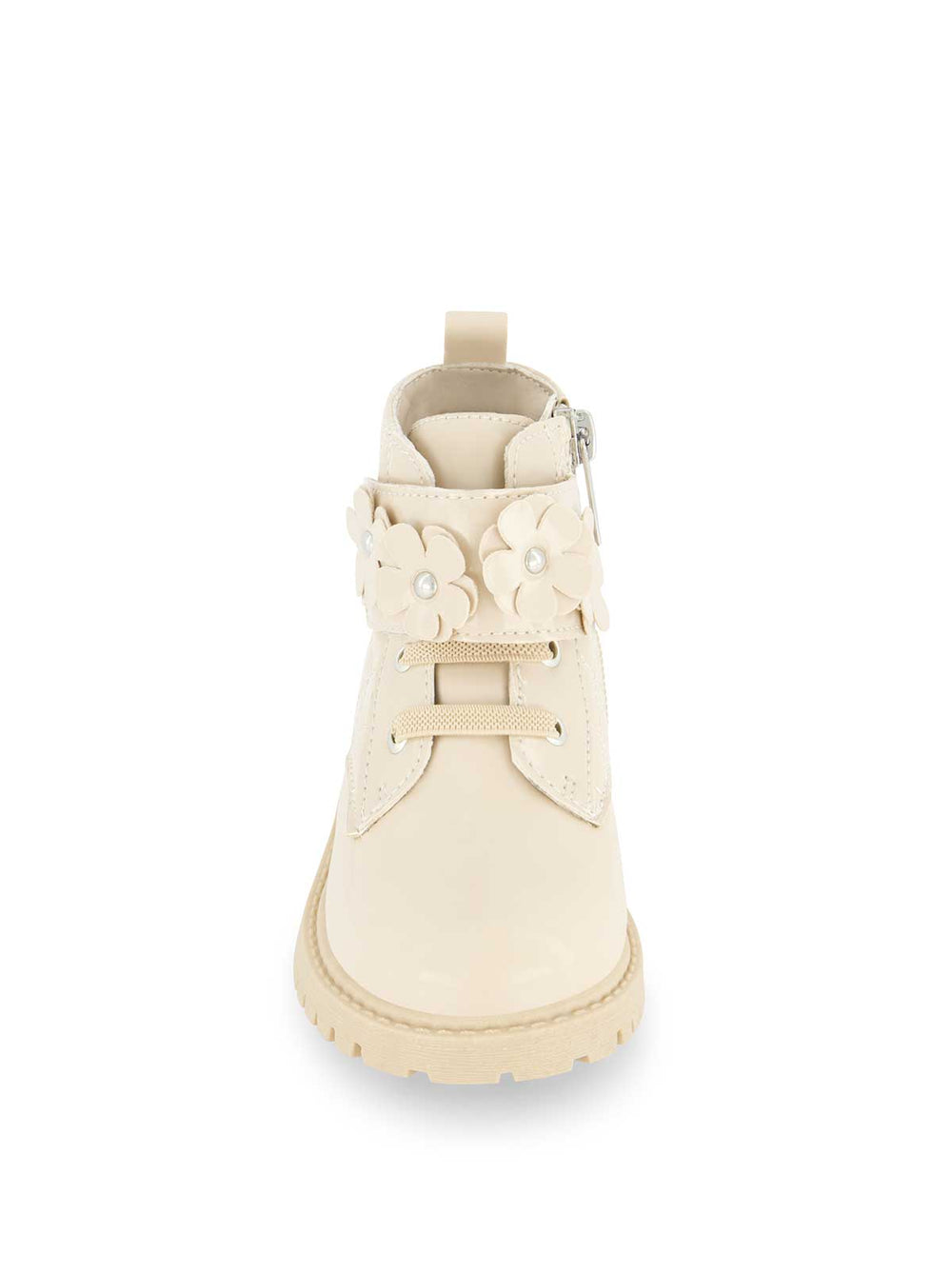 Toddler Daria Flower Moto Boot - Sand