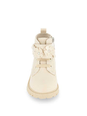 Toddler Daria Flower Moto Boot - Sand