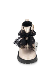 Toddler Daria Double Bow Boot - Champagne