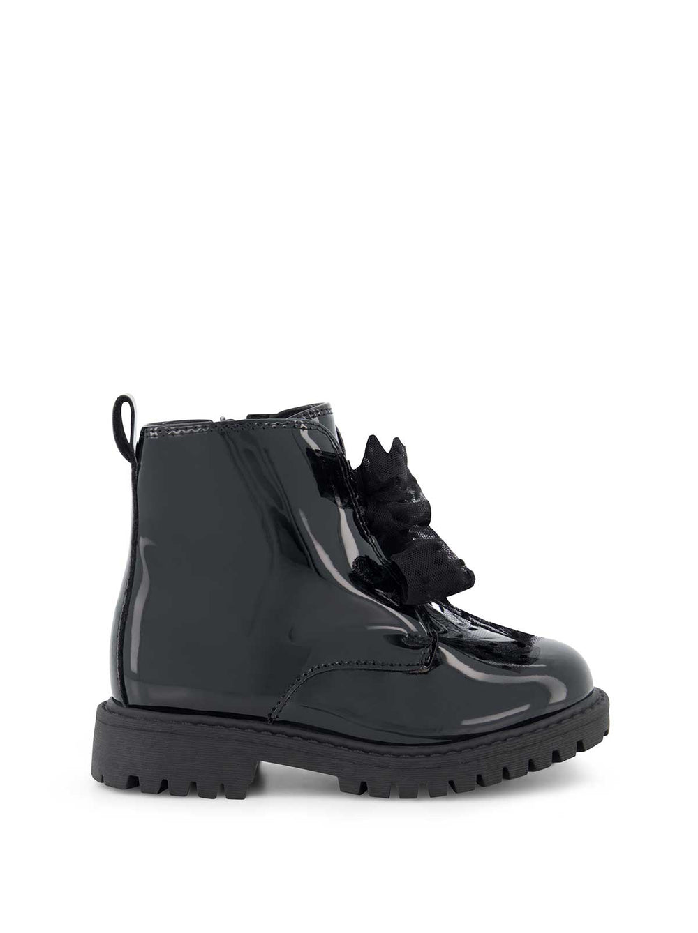 Toddler Daria Double Bow Boot - Black