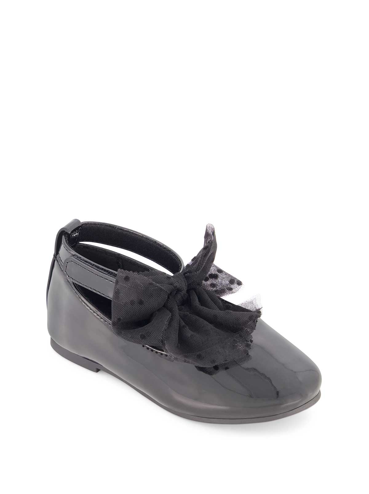 Toddler Amy Tulle Ballet Flat - Black