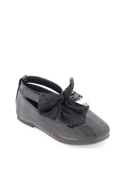 Toddler Amy Tulle Ballet Flat - Black