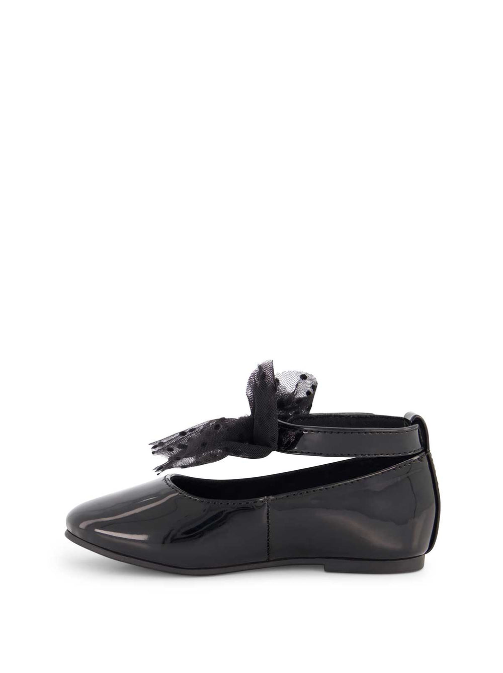 Toddler Amy Tulle Ballet Flat - Black
