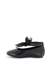 Toddler Amy Tulle Ballet Flat - Black