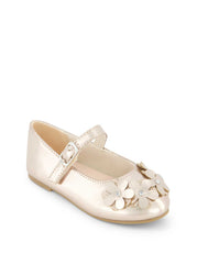 Toddler Amy Petal Ballet Flat - Champagne