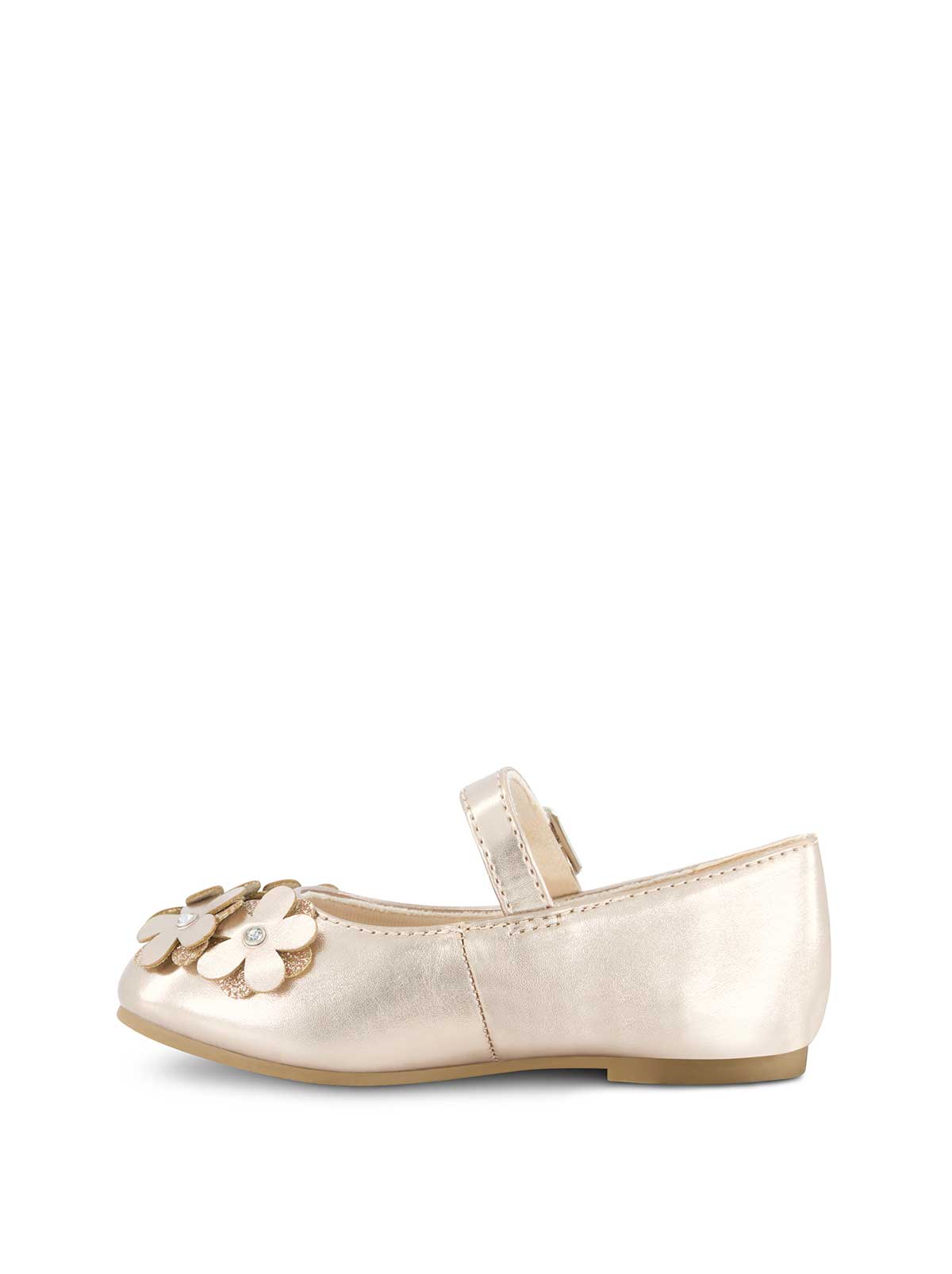 Toddler Amy Petal Ballet Flat - Champagne