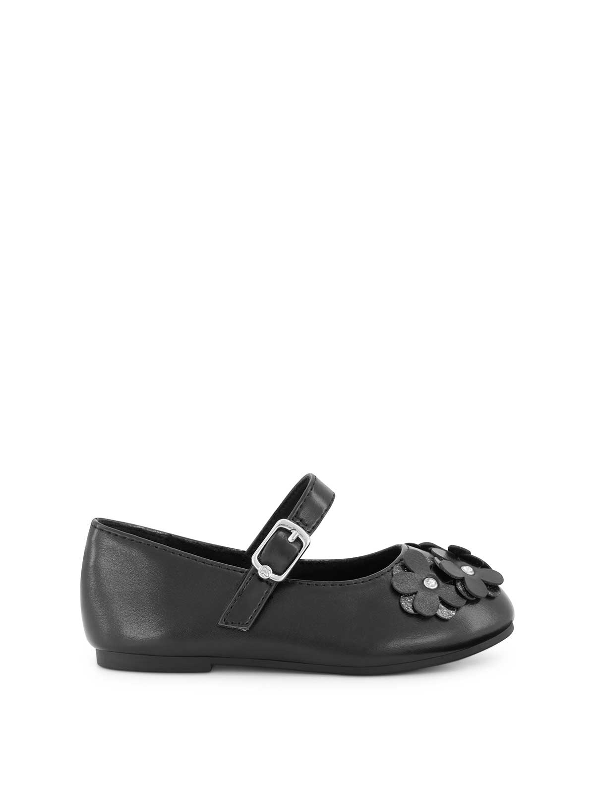 Toddler Amy Petal Ballet Flat - Black