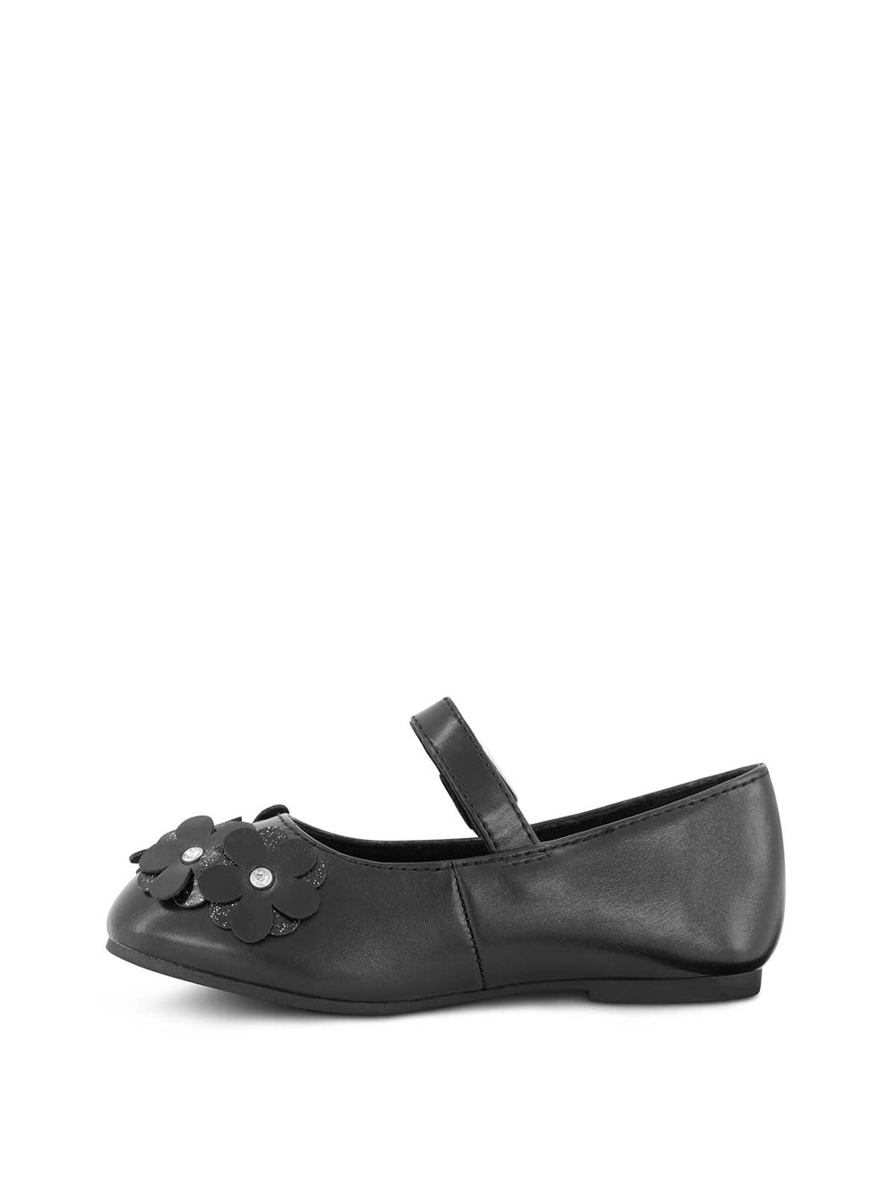 Toddler Amy Petal Ballet Flat - Black