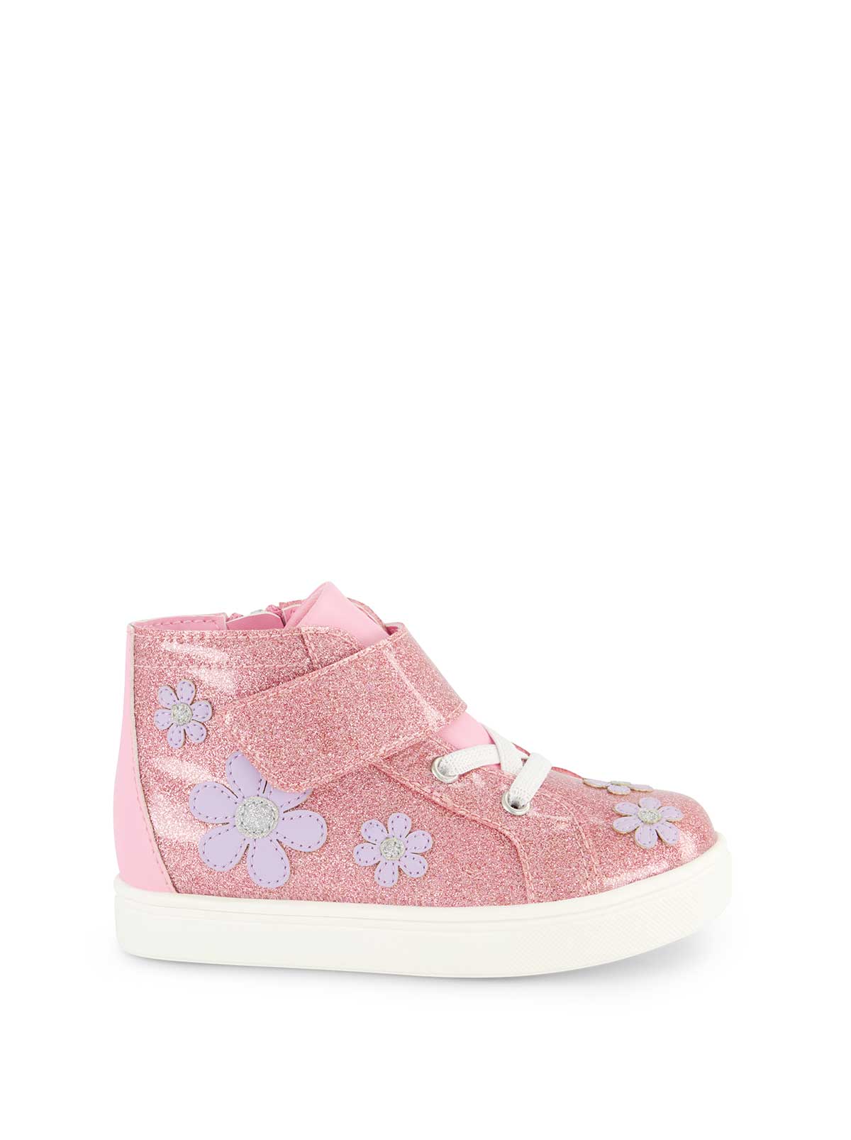 Toddler Gretchen Flower High Top Sneaker - Pink