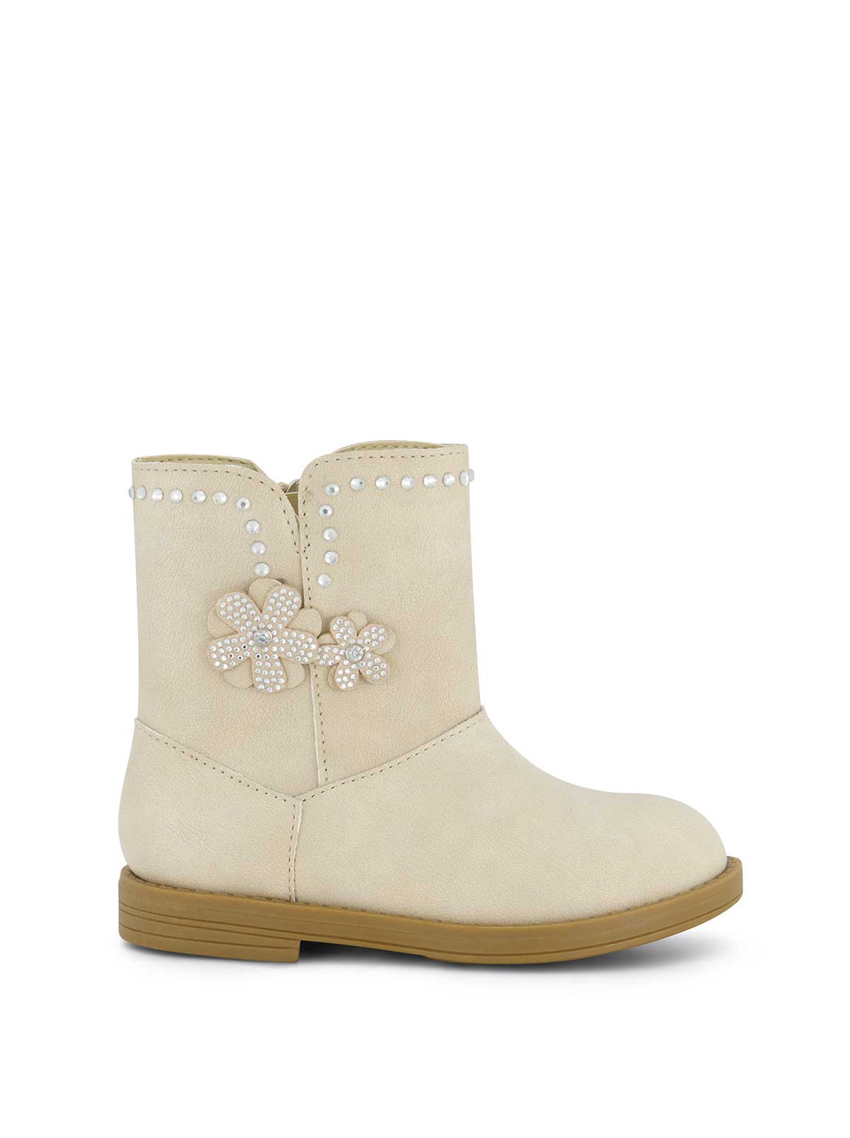 Toddler Evie Flower Boot - Cream