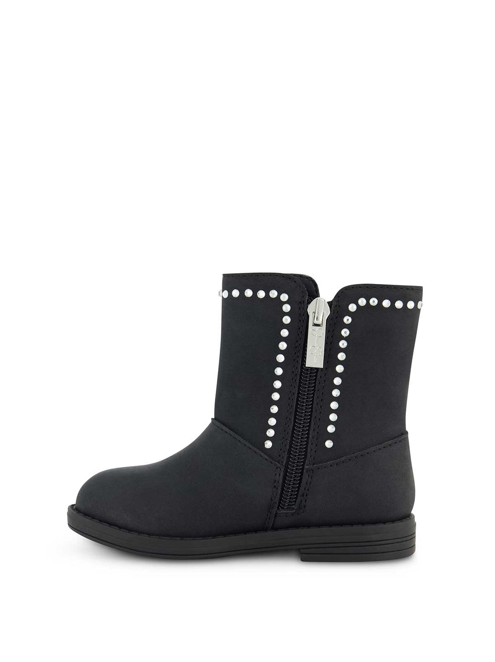 Toddler Evie Flower Boot - Black