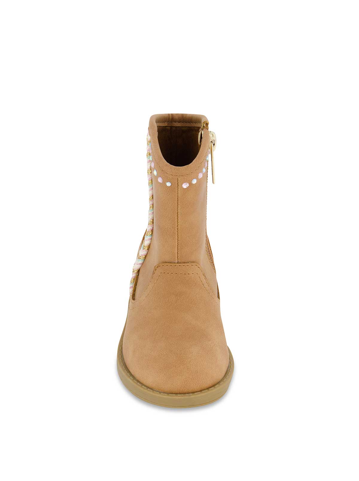 Toddler Layla Stripe Western Bootie - Cognac
