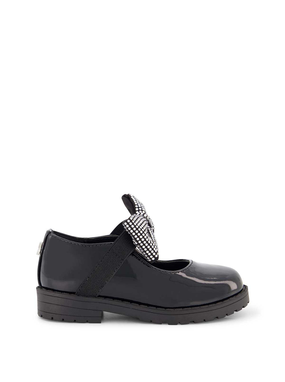 Toddler Aubrey Bow Flat - Black