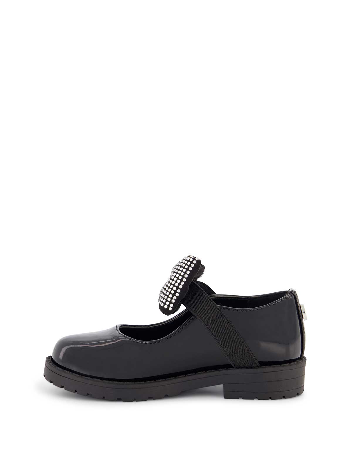 Toddler Aubrey Bow Flat - Black