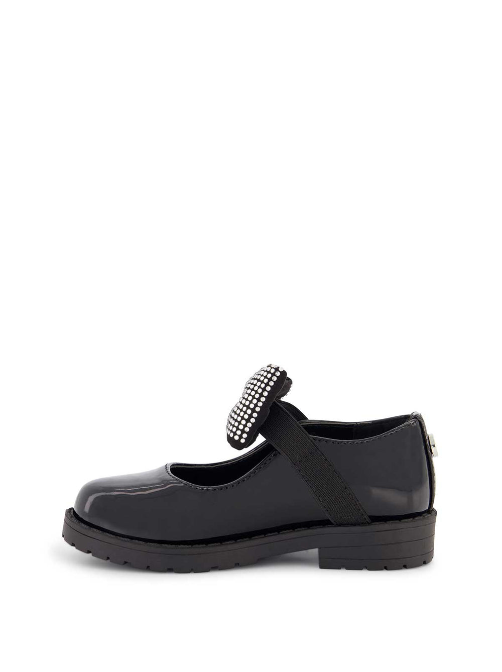 Toddler Aubrey Bow Flat - Black