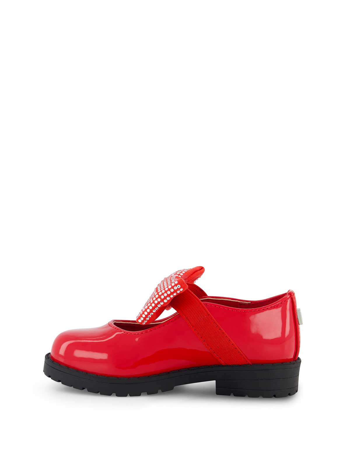 Toddler Aubrey Bow Flat - Red