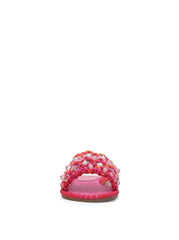 Brennara Flat Sandal - Bright Orchid