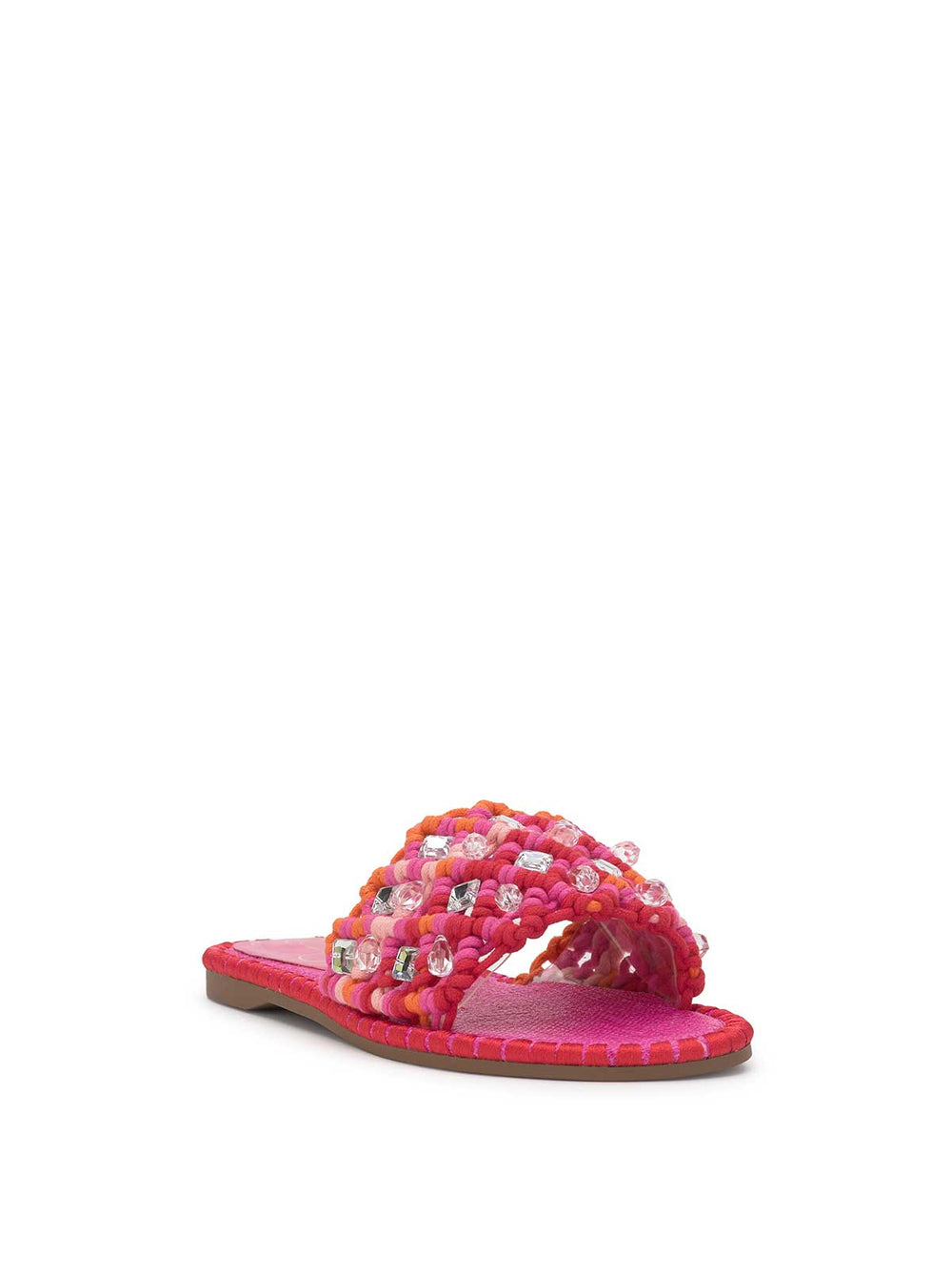 Brennara Flat Sandal - Bright Orchid