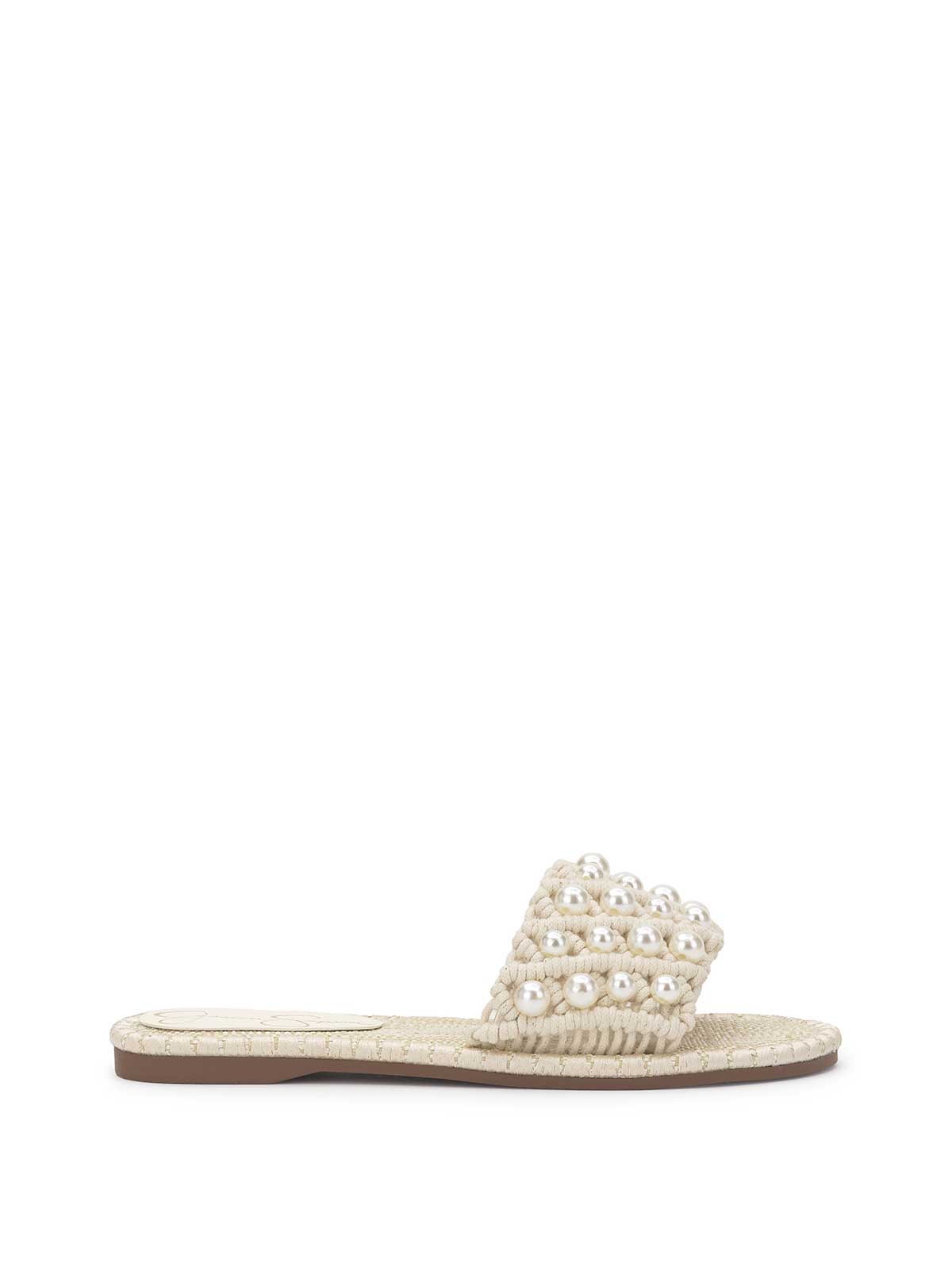 Brennara Flat Sandal - Cream
