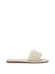 Brennara Flat Sandal - Cream