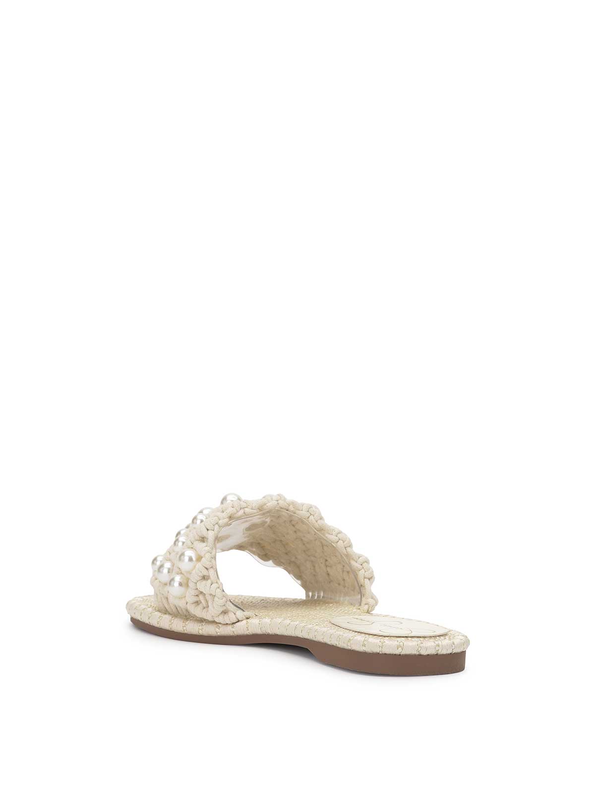 Brennara Flat Sandal - Cream
