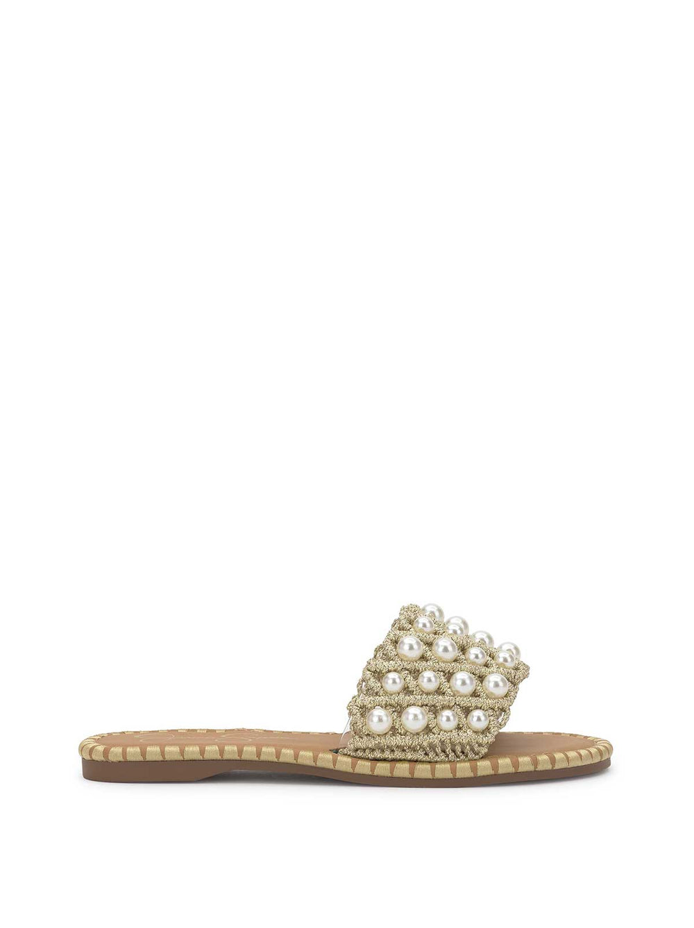 Brennara Flat Sandal - Soft Gold