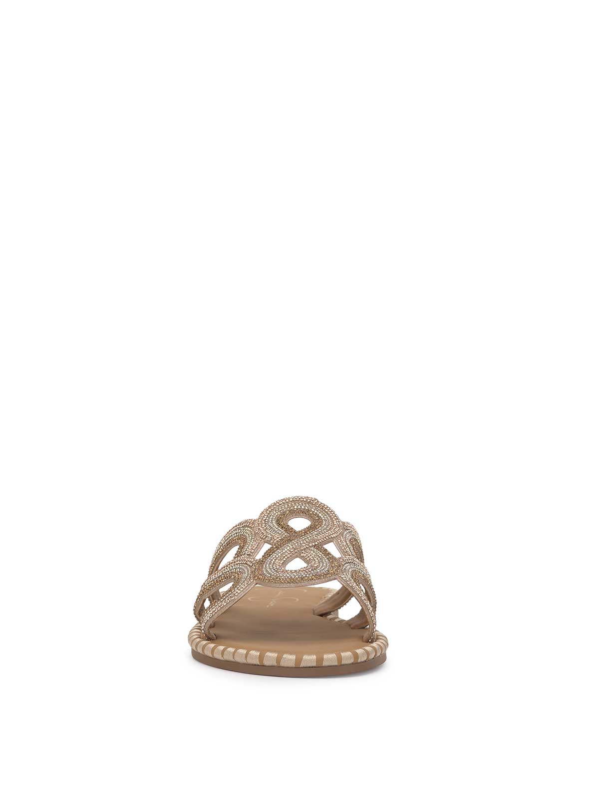 Bria Flat Sandal - Champagne