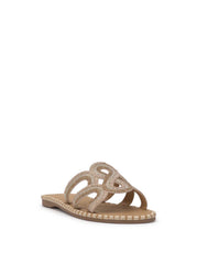 Bria Flat Sandal - Champagne