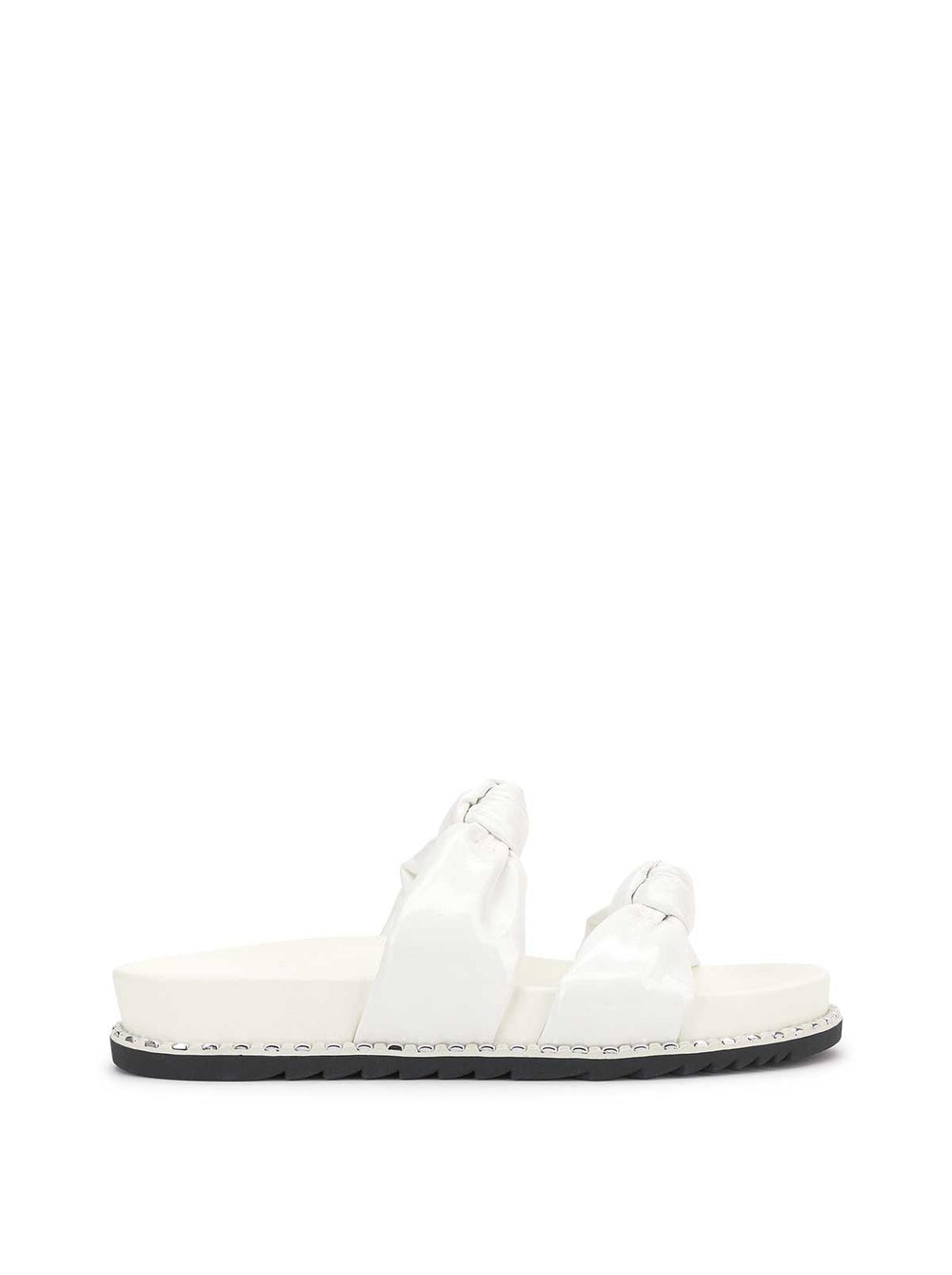 Caralyna Flat Sandal - White