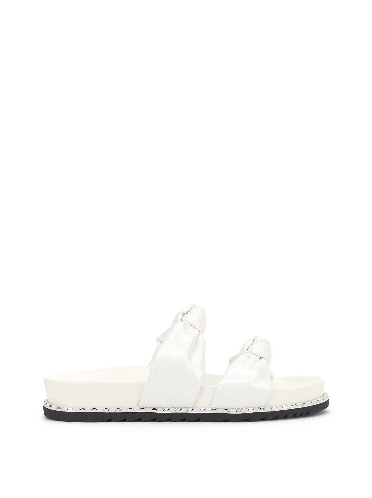 Caralyna Flat Sandal - White