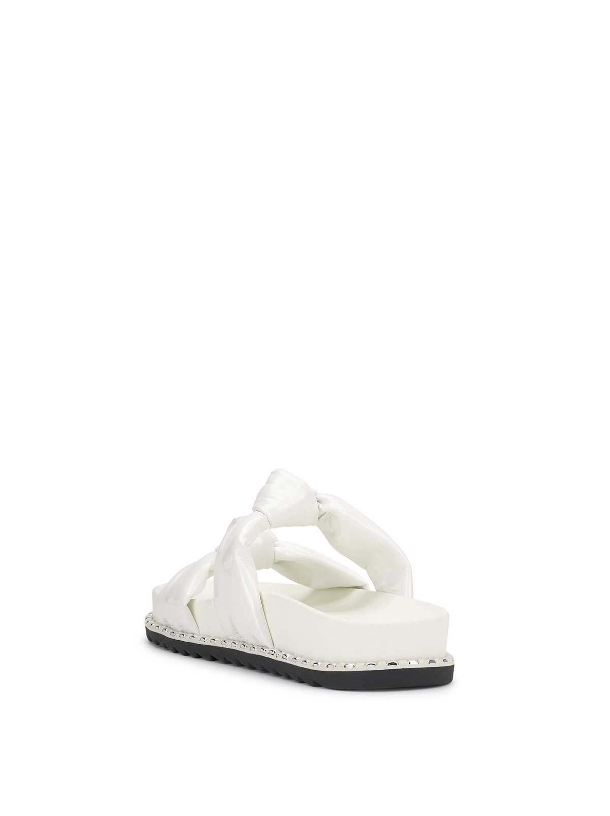 Caralyna Flat Sandal - White