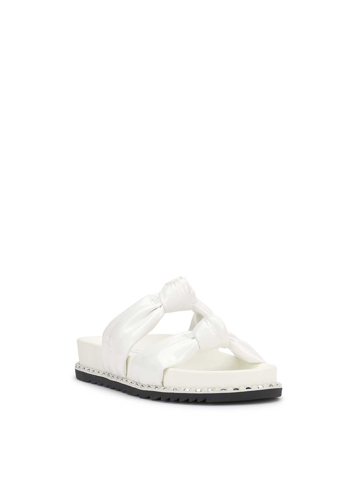 Caralyna Flat Sandal - White
