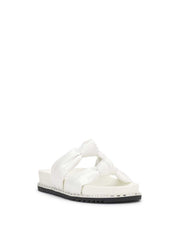Caralyna Flat Sandal - White