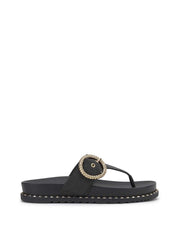 Cymmeri Flat Sandal - Black