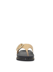 Cymmeri Flat Sandal - Natural Raffia
