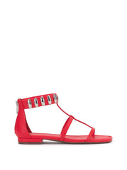 Elusta Flat Sandal - Poppy