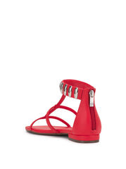 Elusta Flat Sandal - Poppy