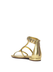 Elusta Flat Sandal - Gold