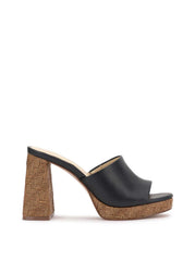Kameena Mule Platform Sandal - Black
