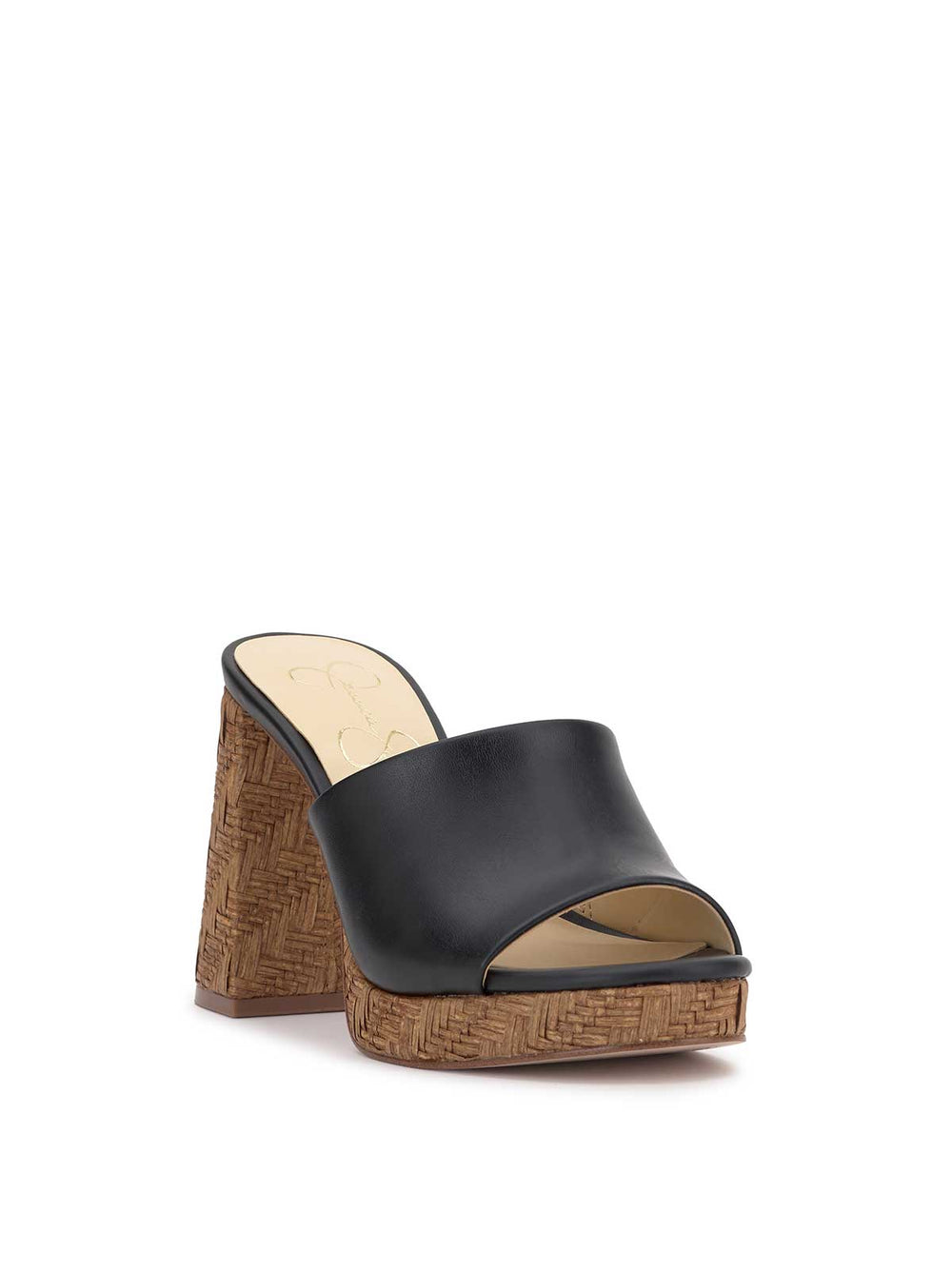 Kameena Mule Platform Sandal - Black